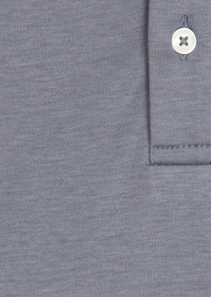 Kohlefarbiges Baumwollmix T-Shirt