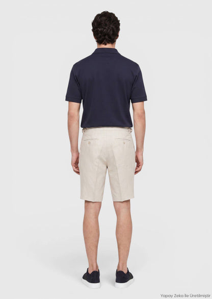 Marineblaues schlichtes T-Shirt