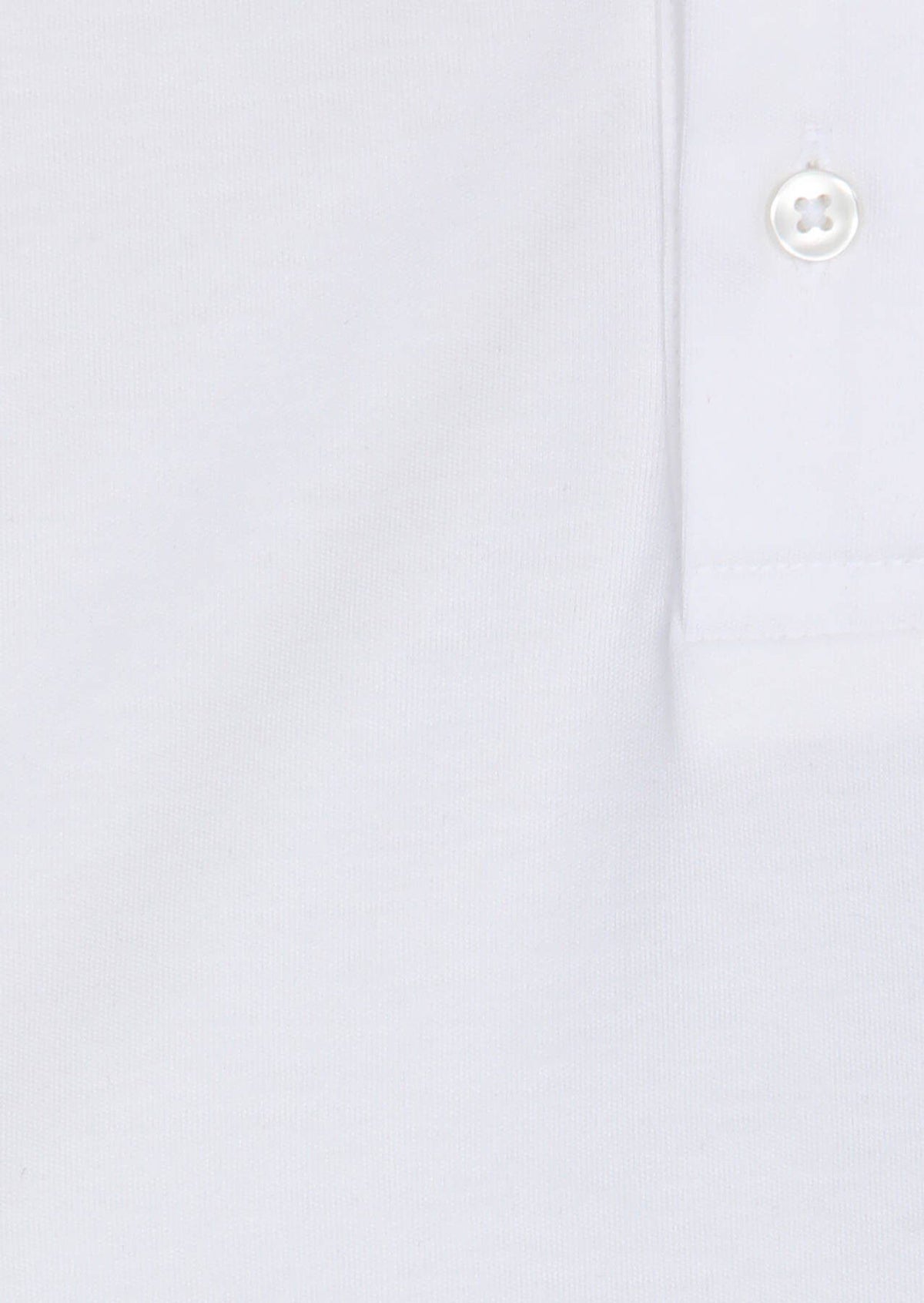 Weißes Baumwoll-Misch-T-Shirt
