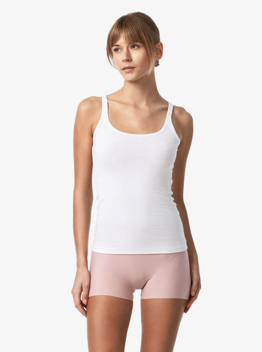 Damen Essentials Top 1708 - Weiß