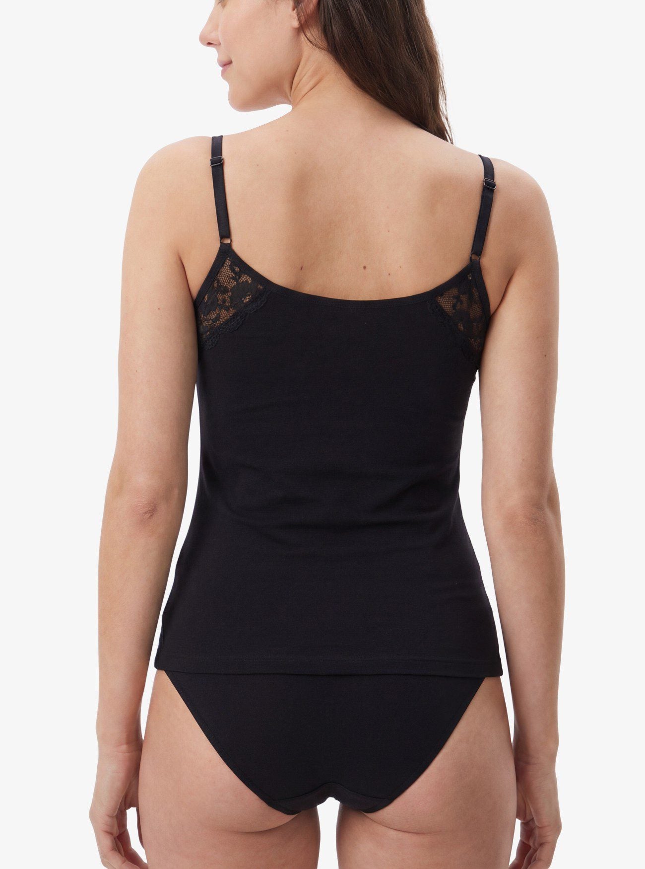 Damen Spitzen-Camisole 1984 - Schwarz