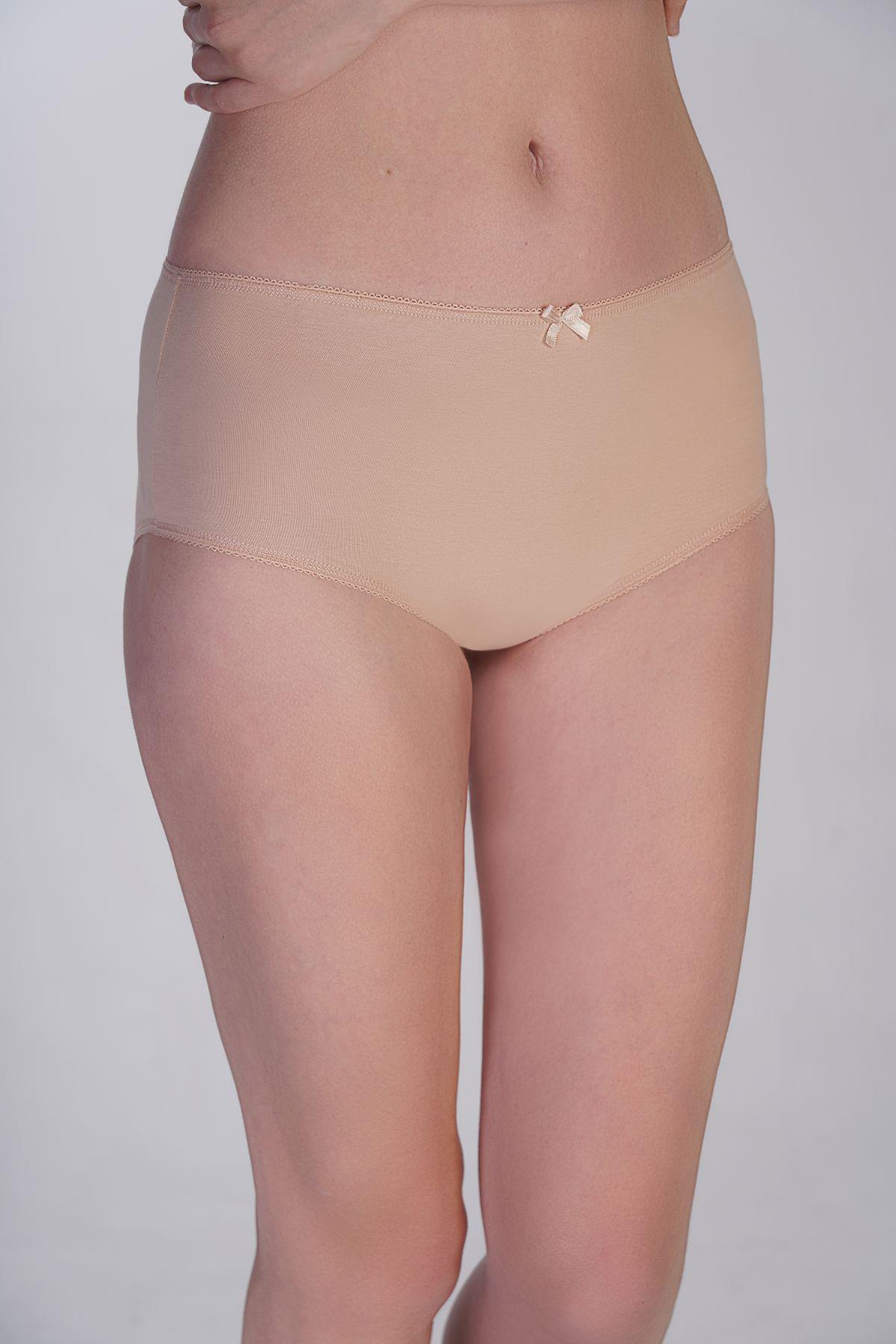 3er-Pack Baumwollslips Schwarz/Weiß/Beige