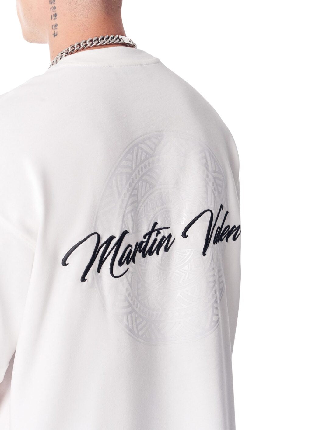 3D Gesticktes Glänzendes Mandala T-Shirt
