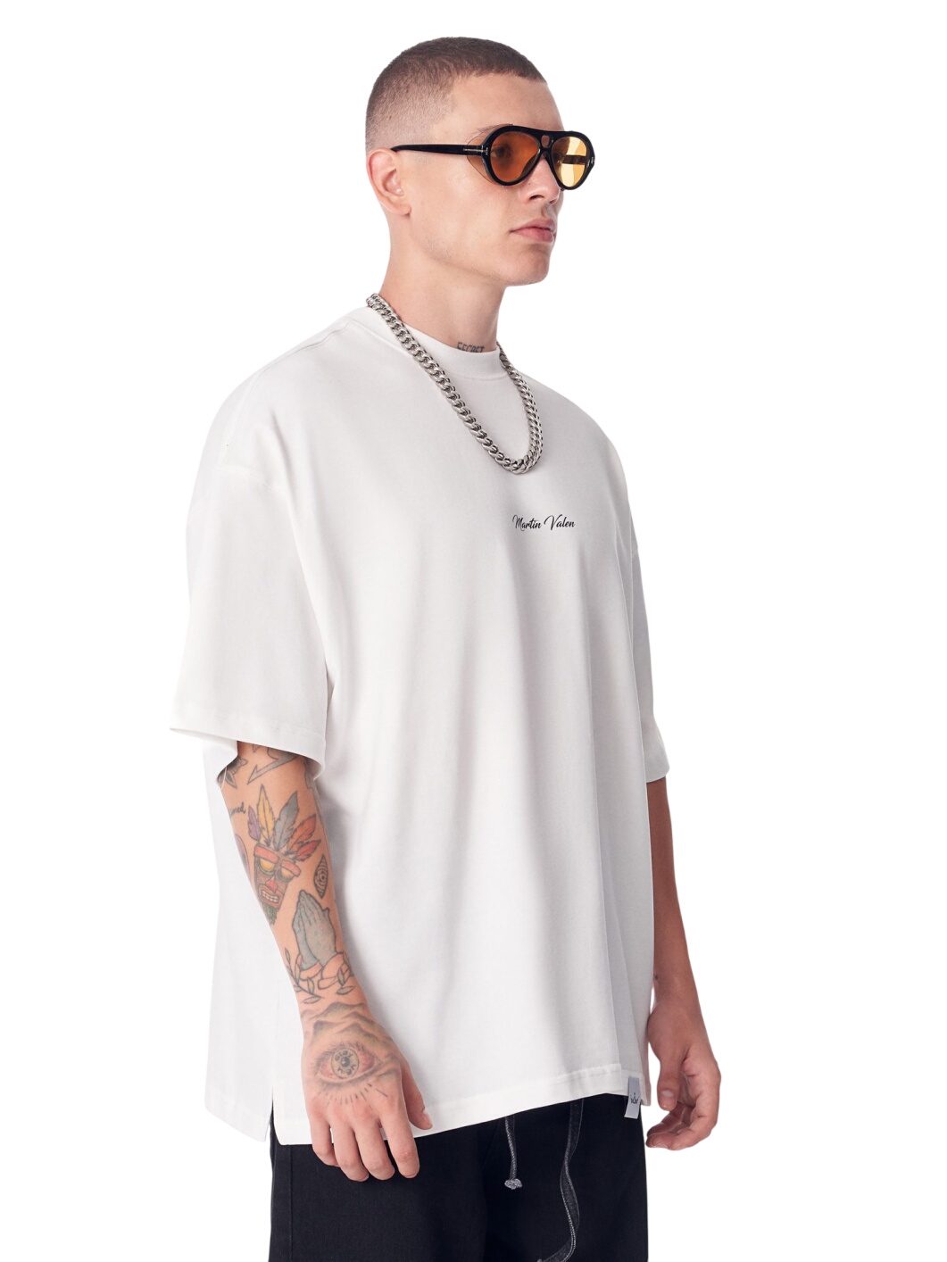 3D Gesticktes Glänzendes Mandala T-Shirt