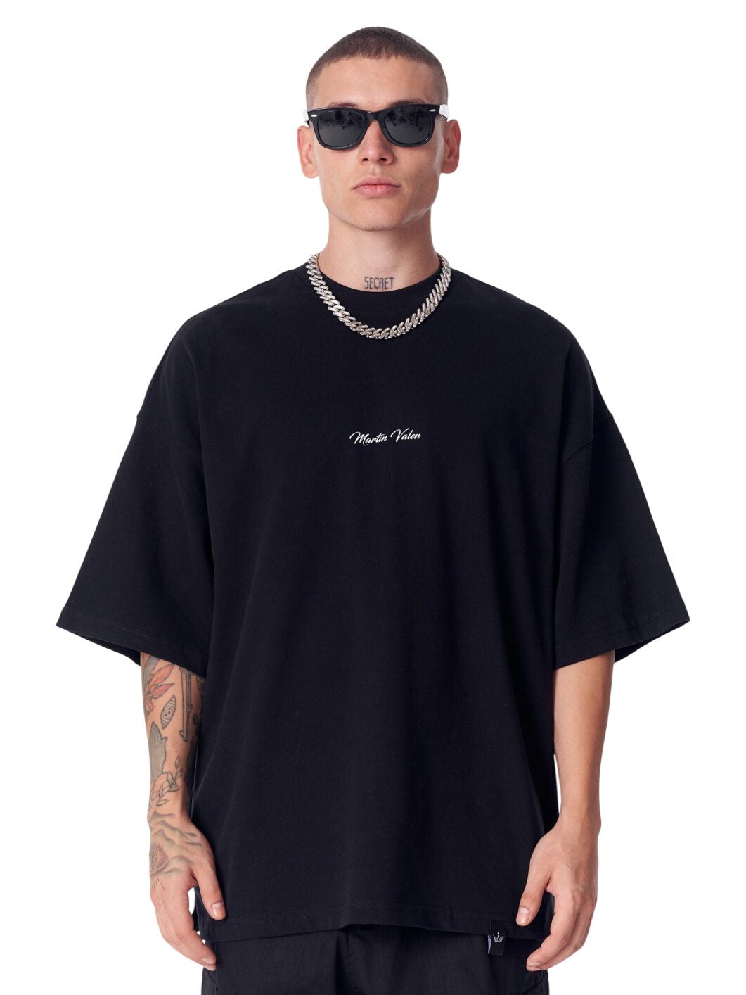 3D Gesticktes Glänzendes Mandala T-Shirt