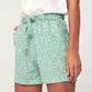 Women's Multi Patterned Elastic Shorts