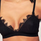 ATHENA BRALETTE - Triangle lace bra - fiore black