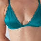 Lined Triangle Bra - Teal