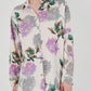 Multi Patterned Oversize Shirt - Lilac