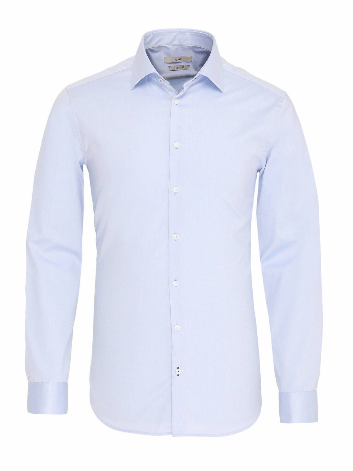 Blaues Klassisches Slim Fit Baumwollhemd
