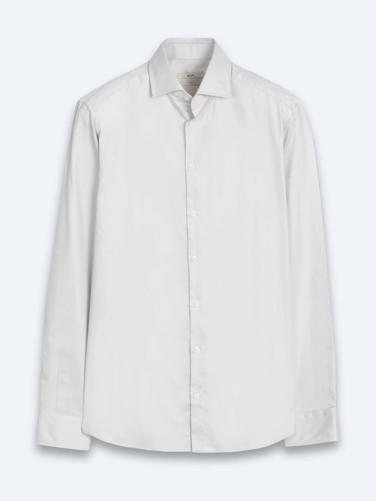 Graues Klassisches Slim Fit Hemd 100% Baumwolle