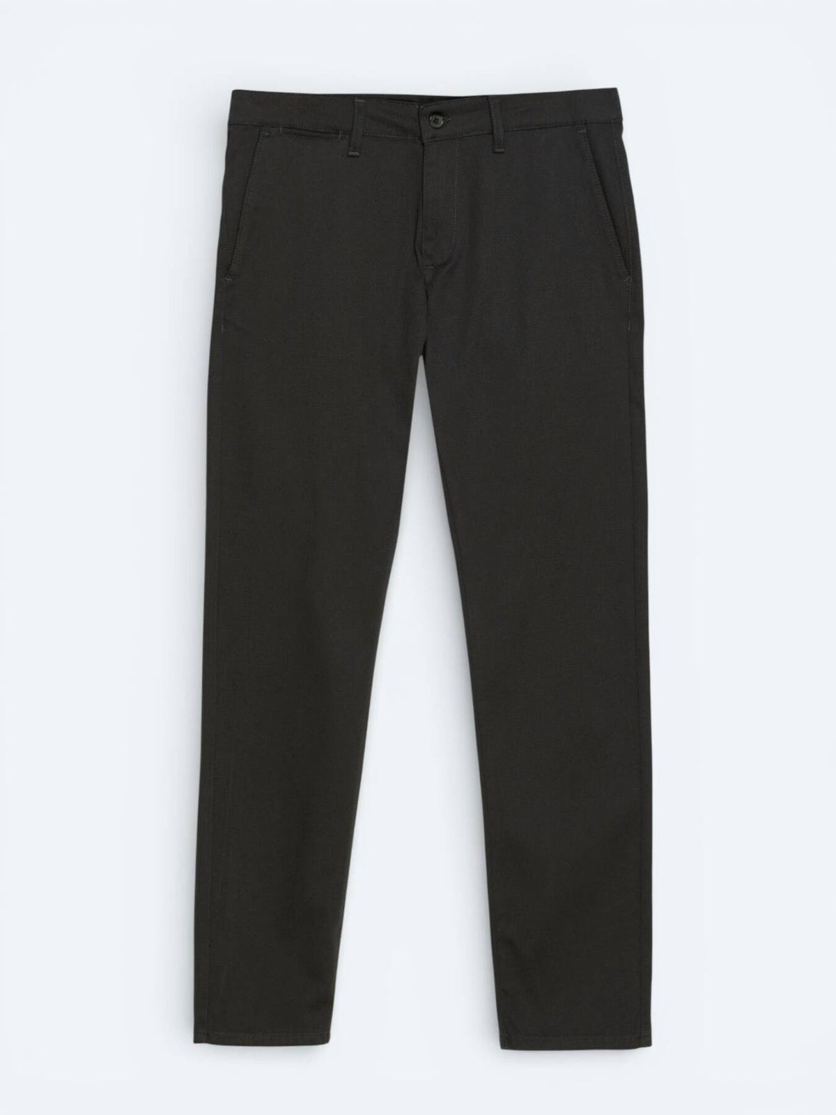 Khaki Webstoff Regular Fit Casual Hose