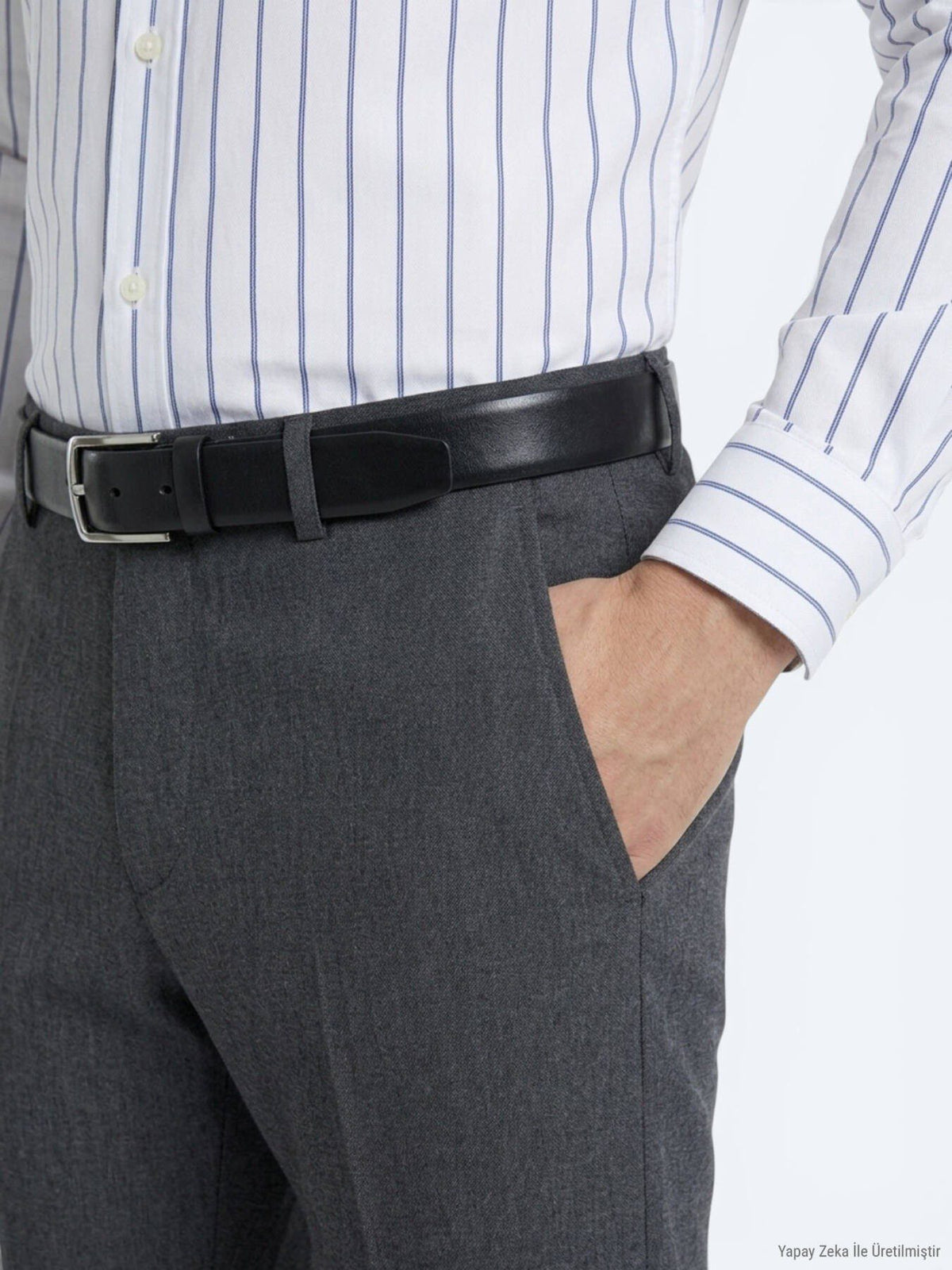 Klassische Wollmischung Velours-Hose