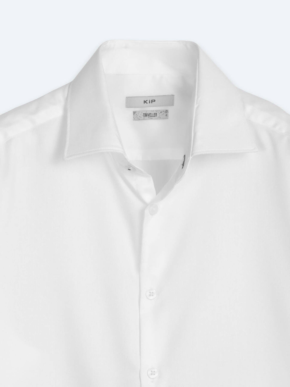 Weißes Klassisches Slim Fit Baumwollhemd