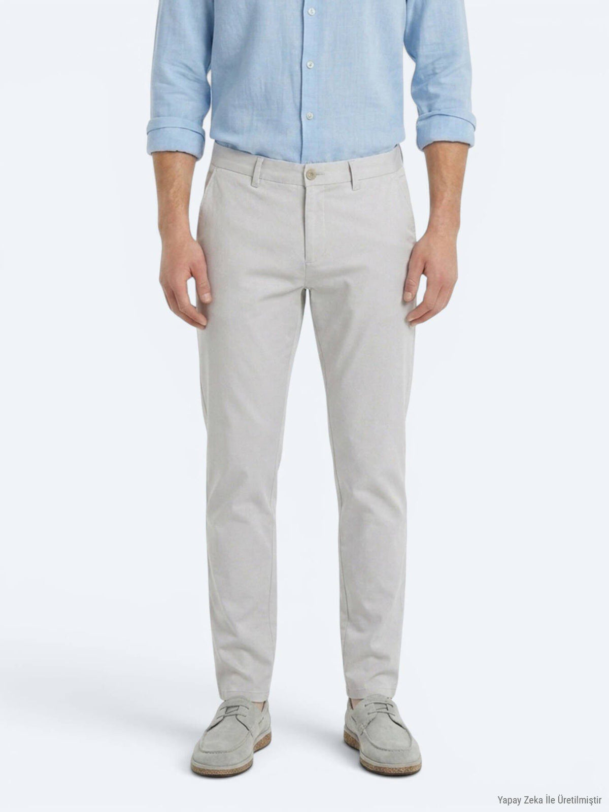 Stein Weben Schmale Casual-Hosen