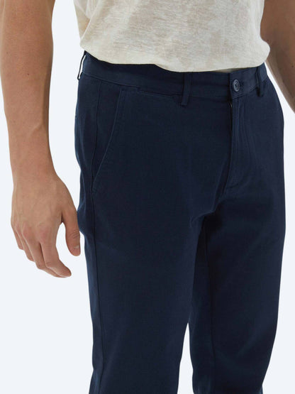 Lässige Hose aus gewebter Baumwollmischung