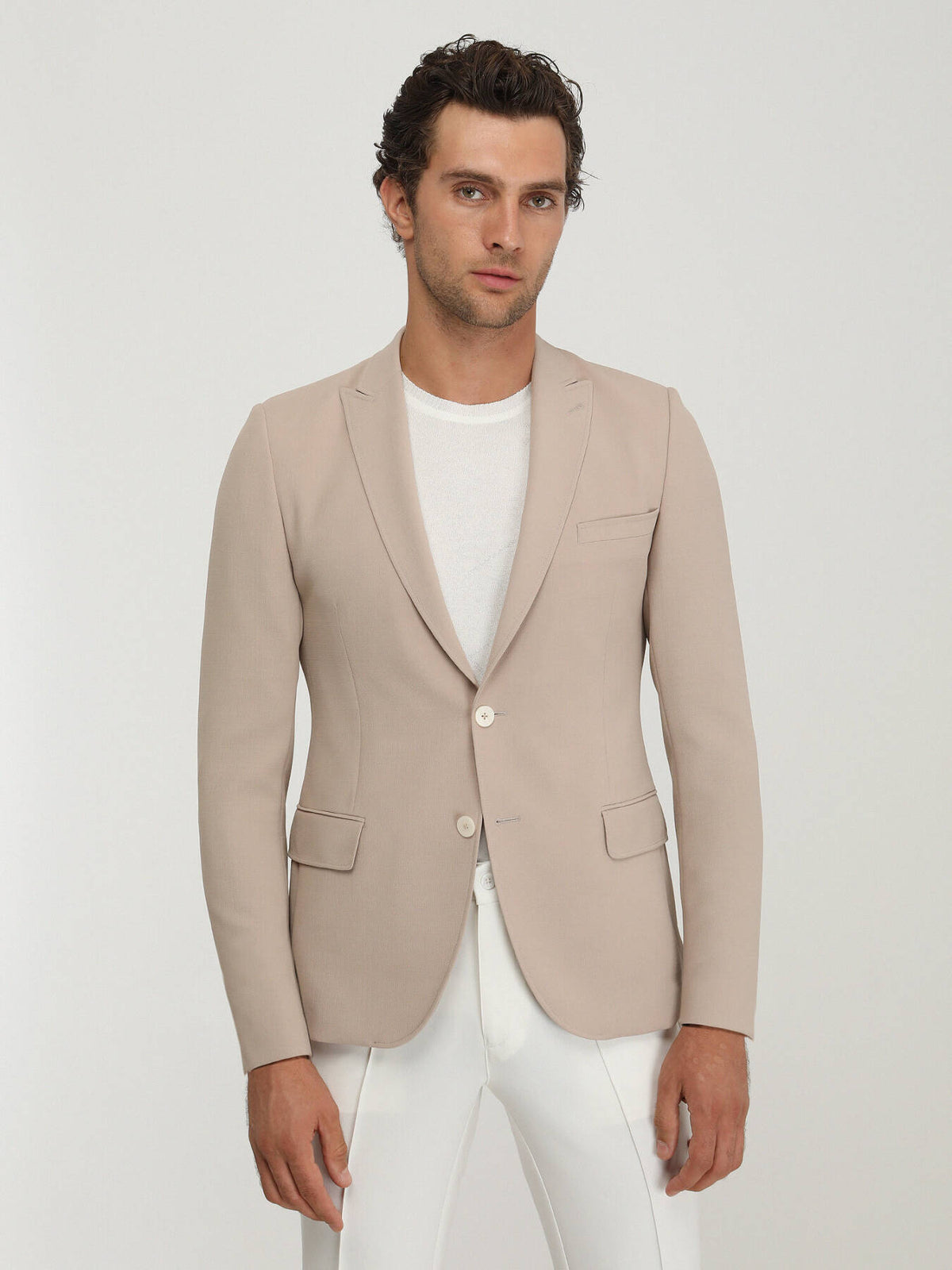Schlichte Slim-Fit-Jacke