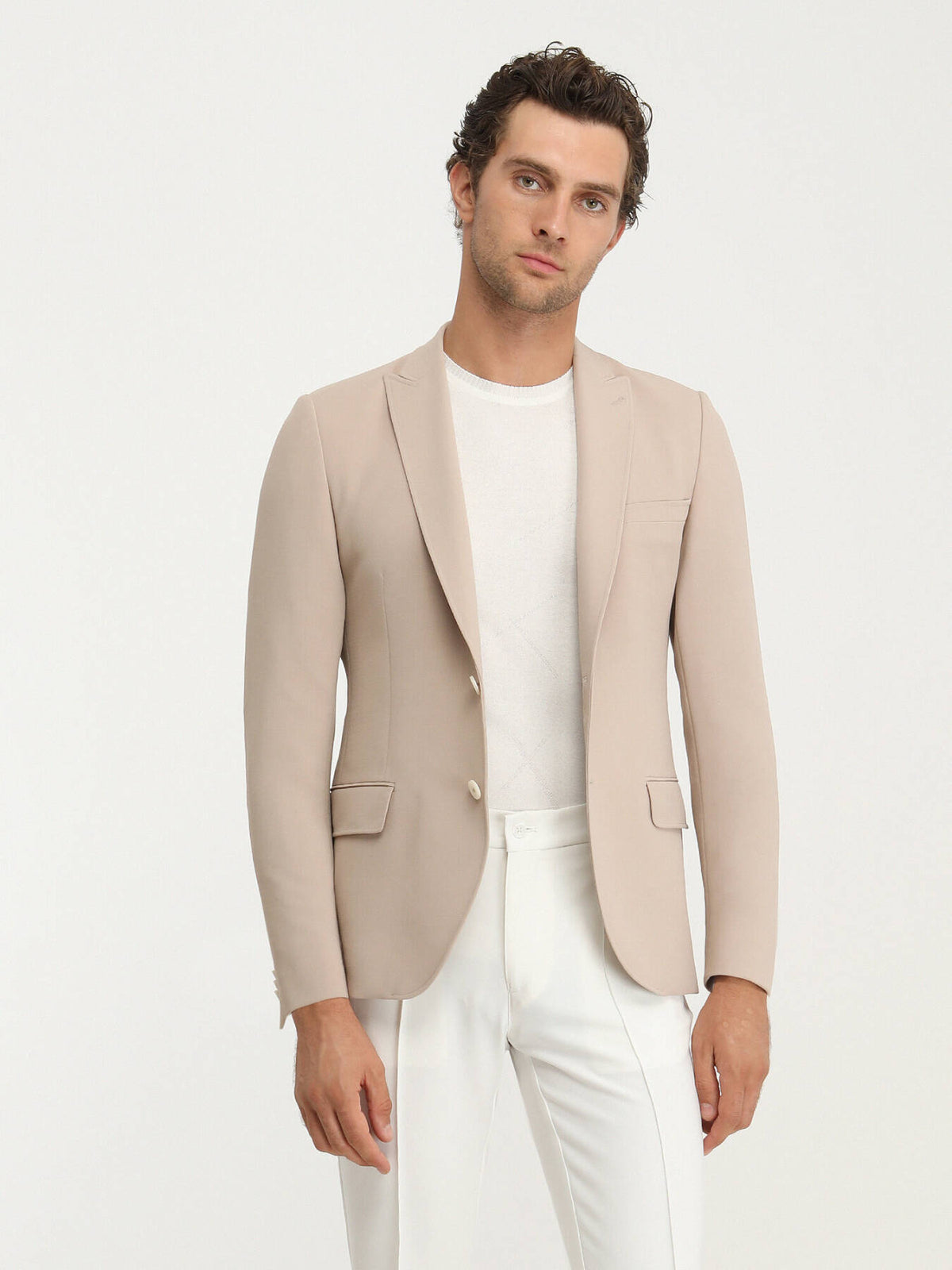 Schlichte Slim-Fit-Jacke