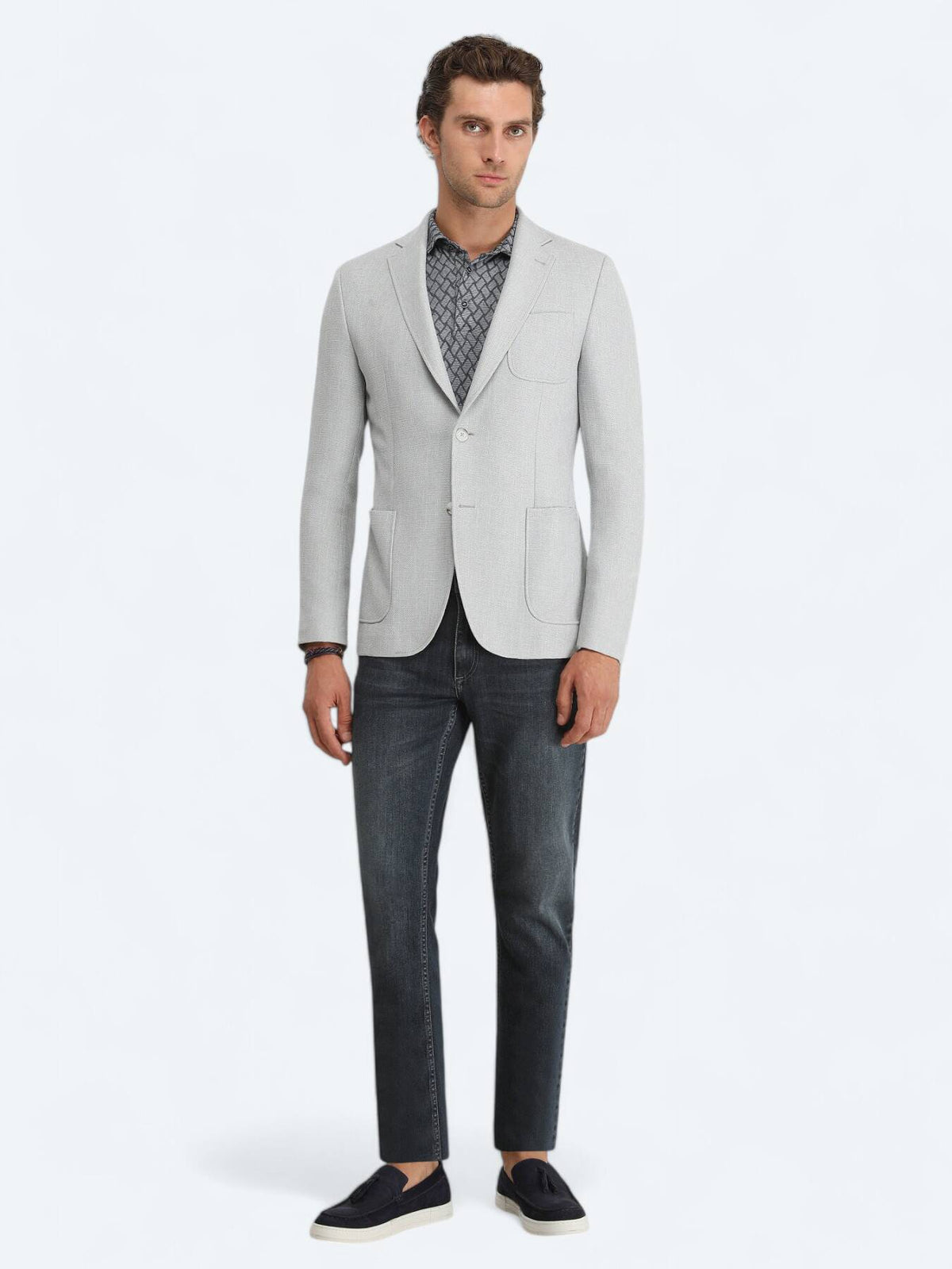Schlichte Jacke mit moderner Passform