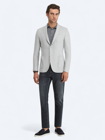 Schlichte Jacke mit moderner Passform