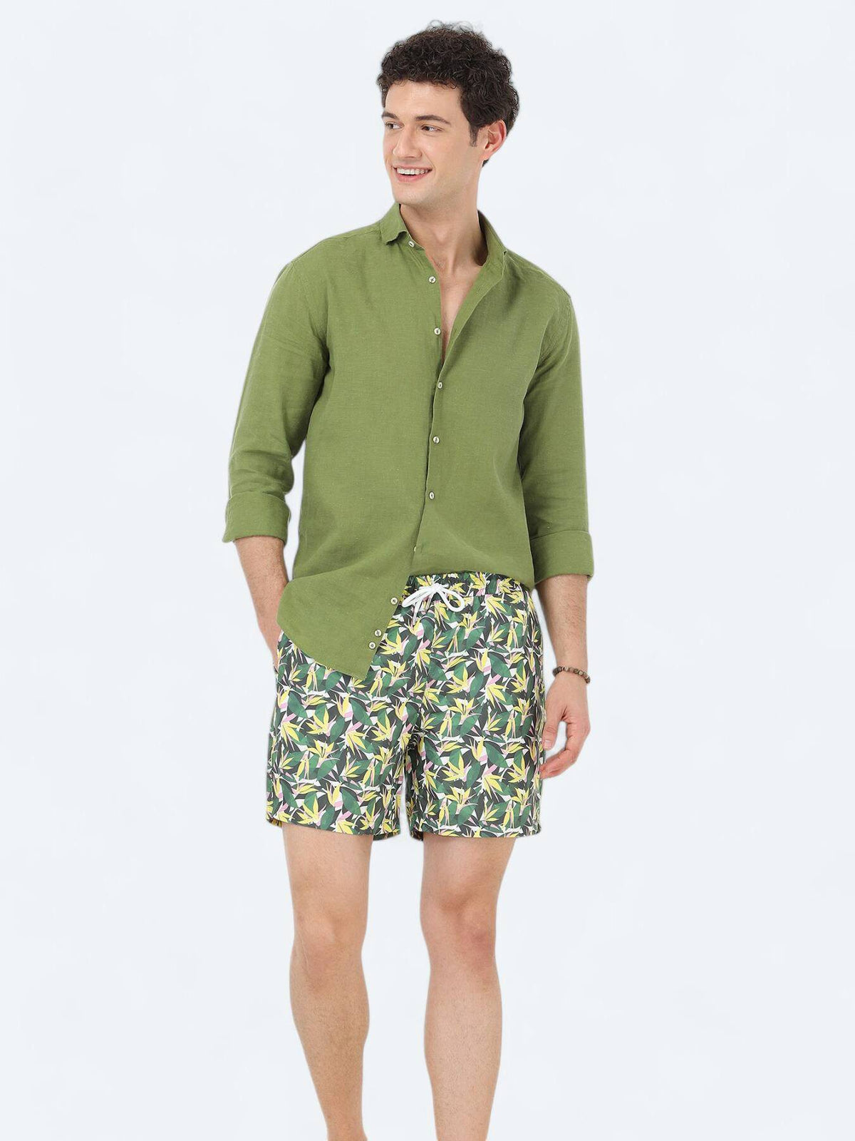 Gemusterte Shorts