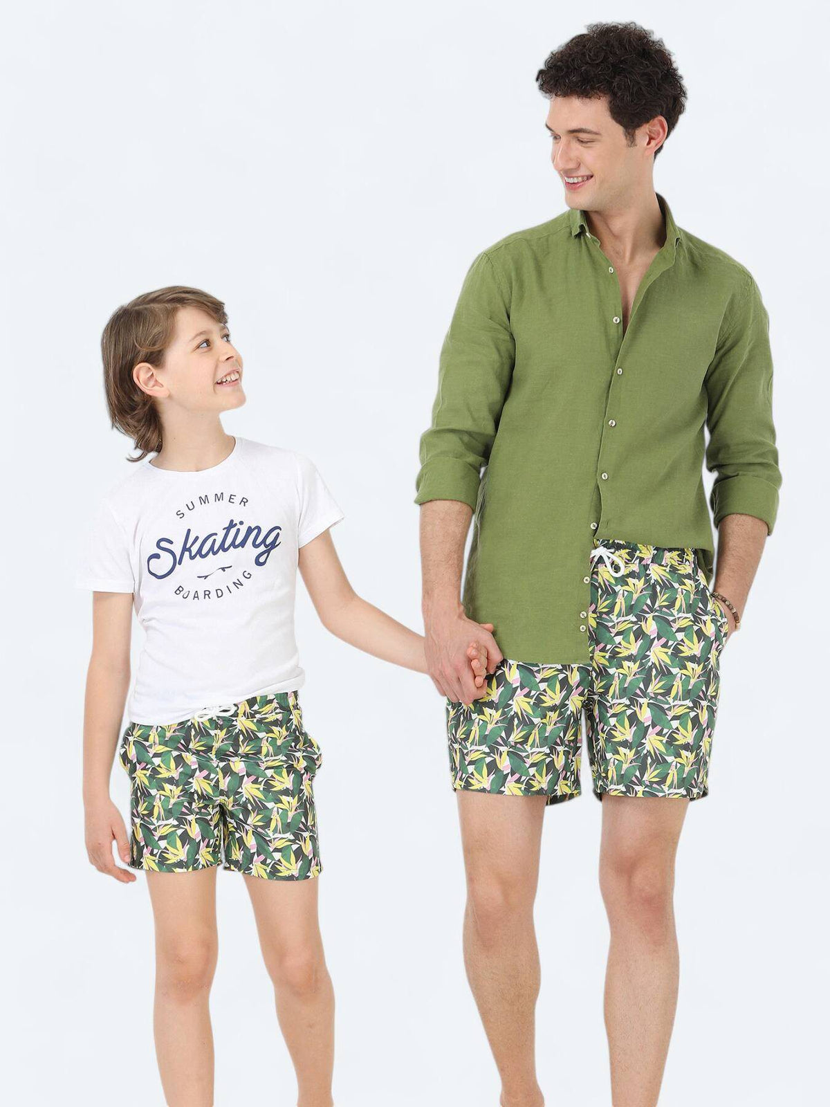 Gemusterte Shorts