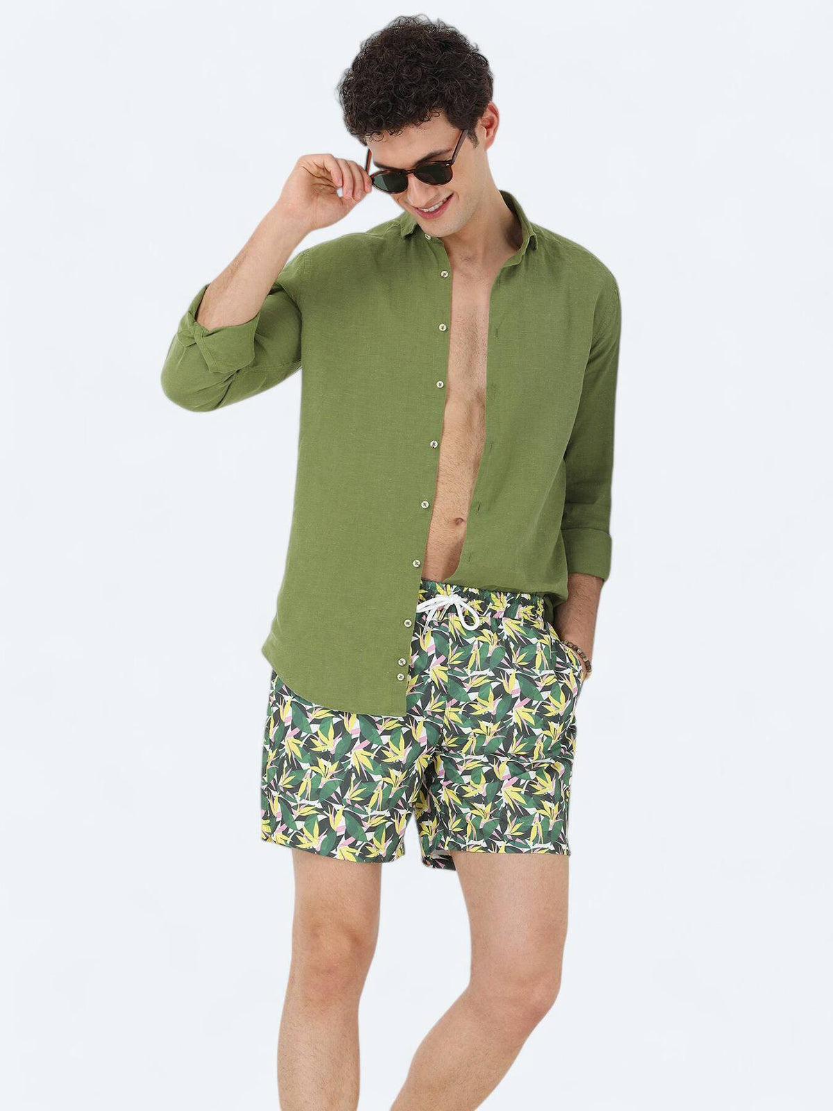 Gemusterte Shorts