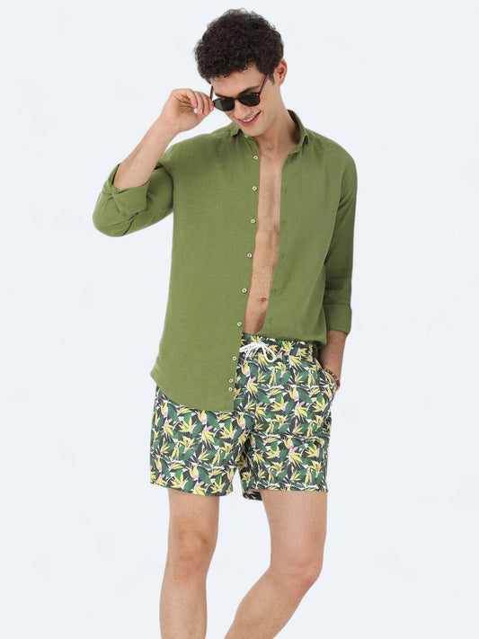Gemusterte Shorts