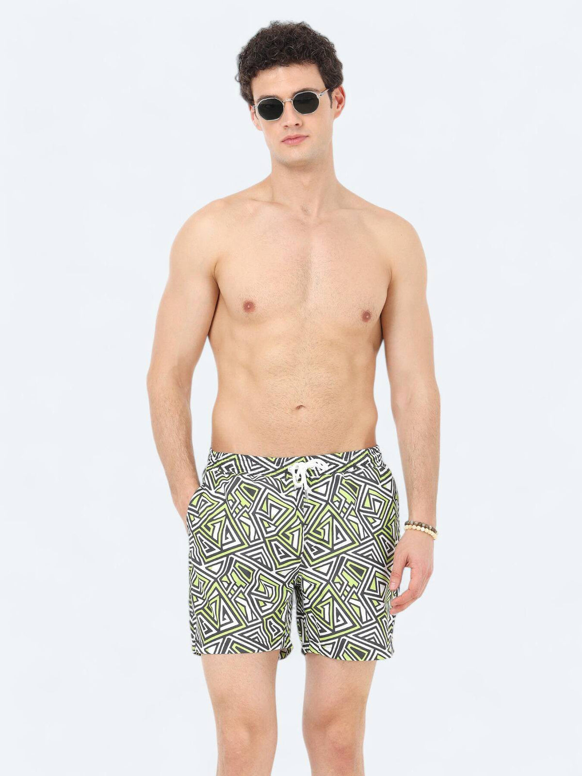 Gemusterte Shorts