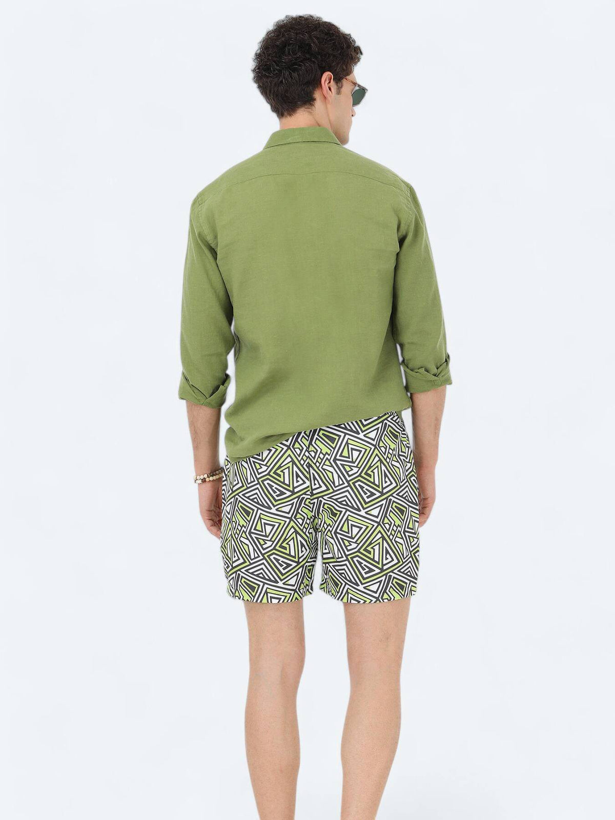 Gemusterte Shorts