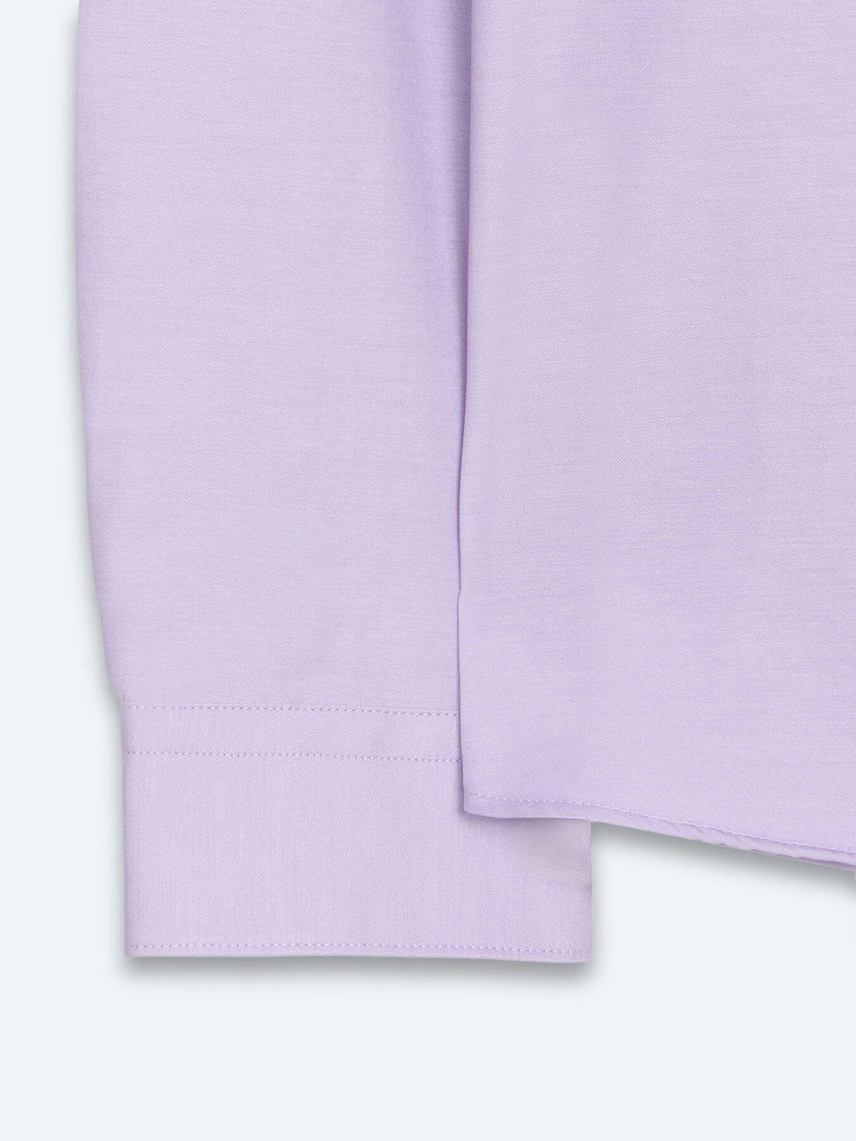 Lila Schlichtes Slim Fit Baumwollhemd