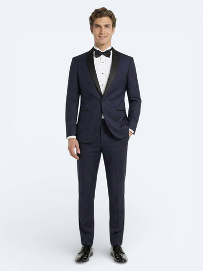 Saks Slim Fit Fliegenkragen Tuxedo
