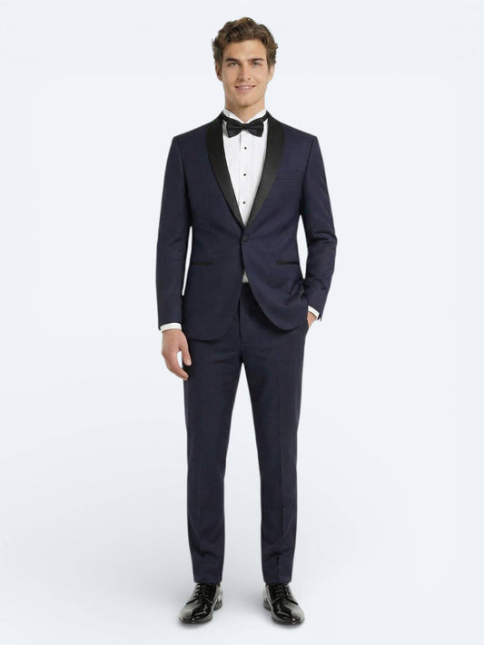 Saks Slim Fit Fliegenkragen Tuxedo
