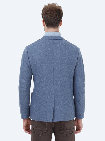 Schlichte Strickjacke aus Wollmischung mit moderner Passform