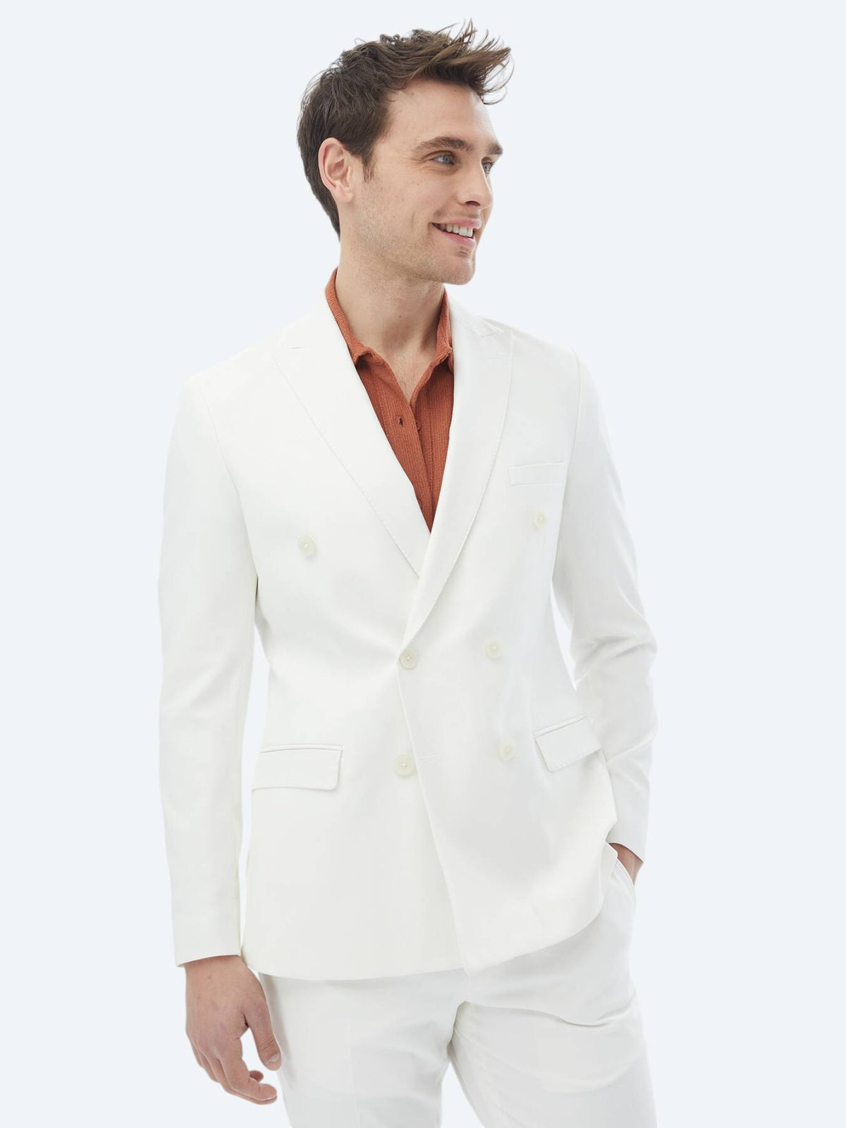 Schlichter Slim-Fit-Anzug