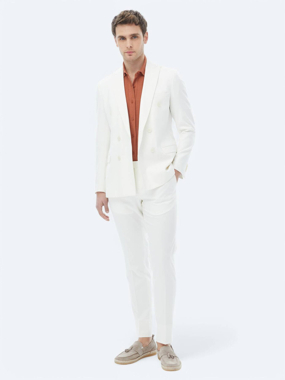 Schlichter Slim-Fit-Anzug
