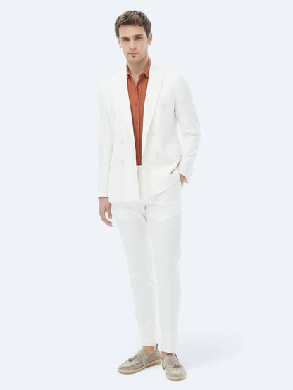 Schlichter Slim-Fit-Anzug