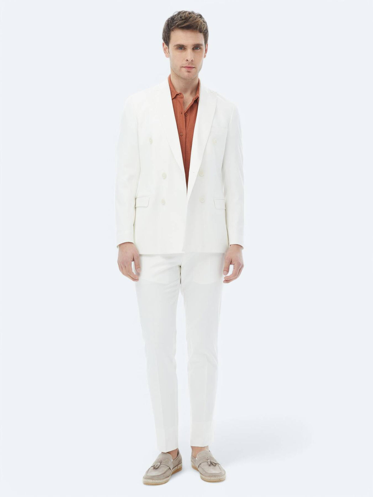 Schlichter Slim-Fit-Anzug