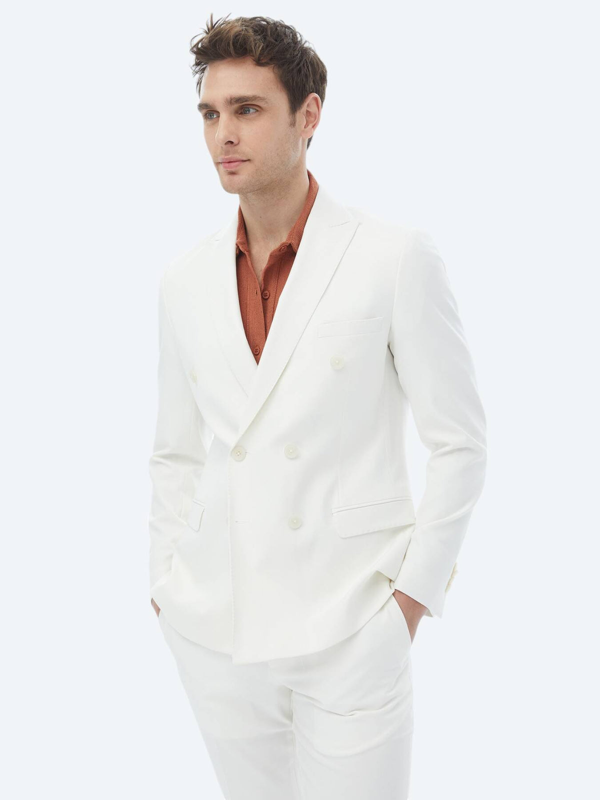 Schlichter Slim-Fit-Anzug