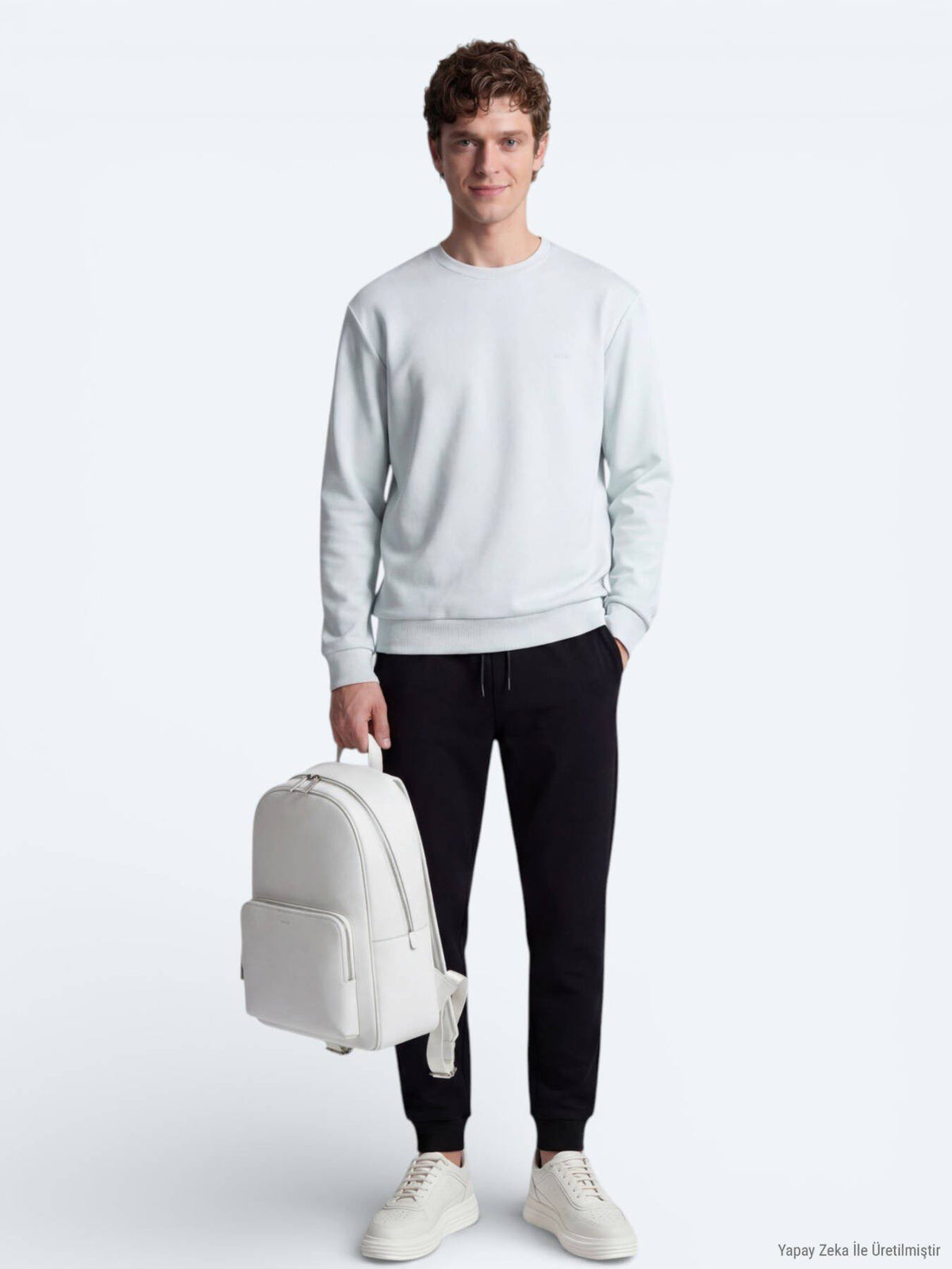 Bedrucktes Sweatshirt mit Rundhalsausschnitt