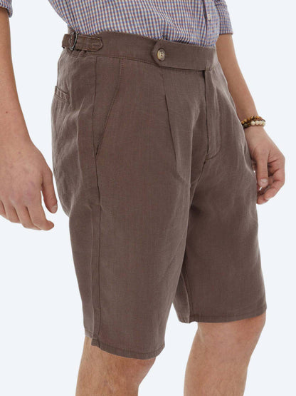 Lässige, gewebte Carrot-Fit-Bermuda