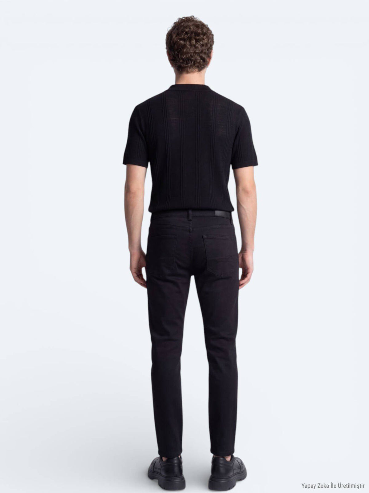 Slim-Fit-Hose aus Denim-Baumwollmischung