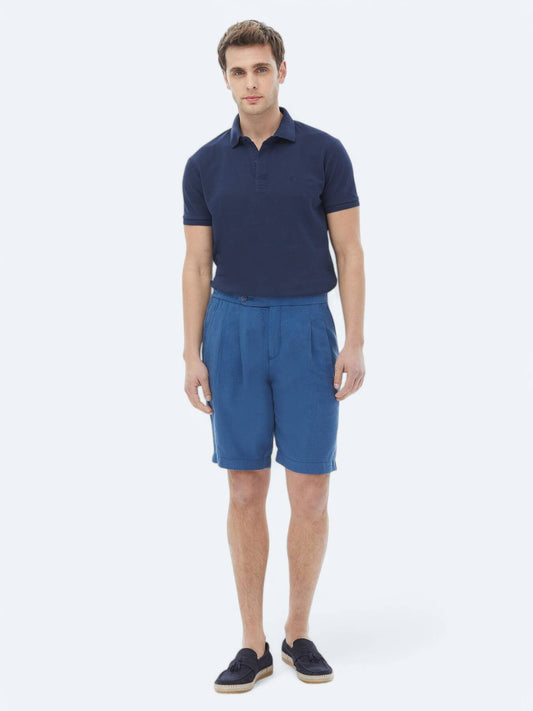 Gewebte, lässige Bermuda