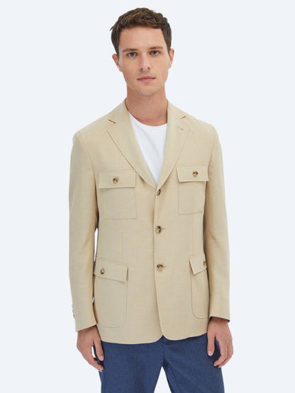 Schlichte Jacke mit moderner Passform