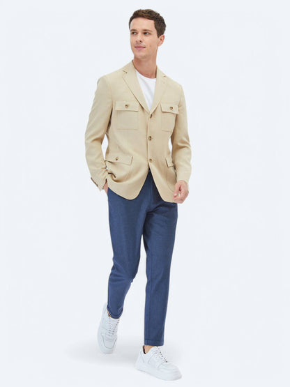 Schlichte Jacke mit moderner Passform