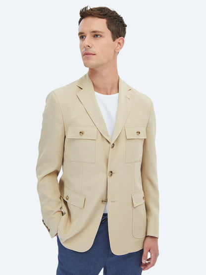 Schlichte Jacke mit moderner Passform