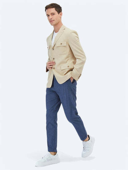 Schlichte Jacke mit moderner Passform