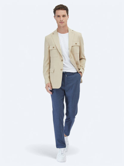 Schlichte Jacke mit moderner Passform