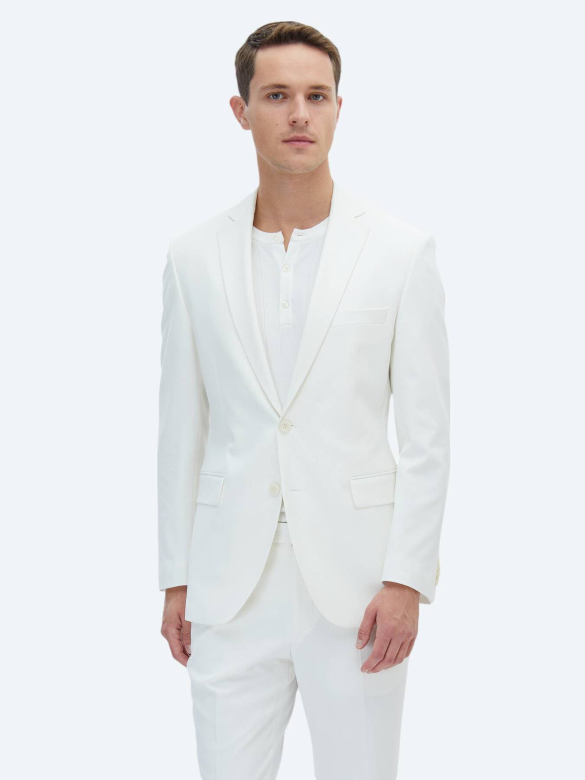 Schlichter Slim-Fit-Anzug