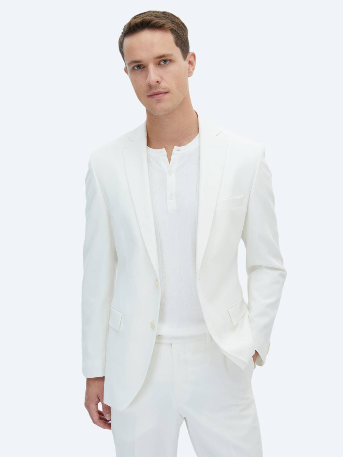 Schlichter Slim-Fit-Anzug